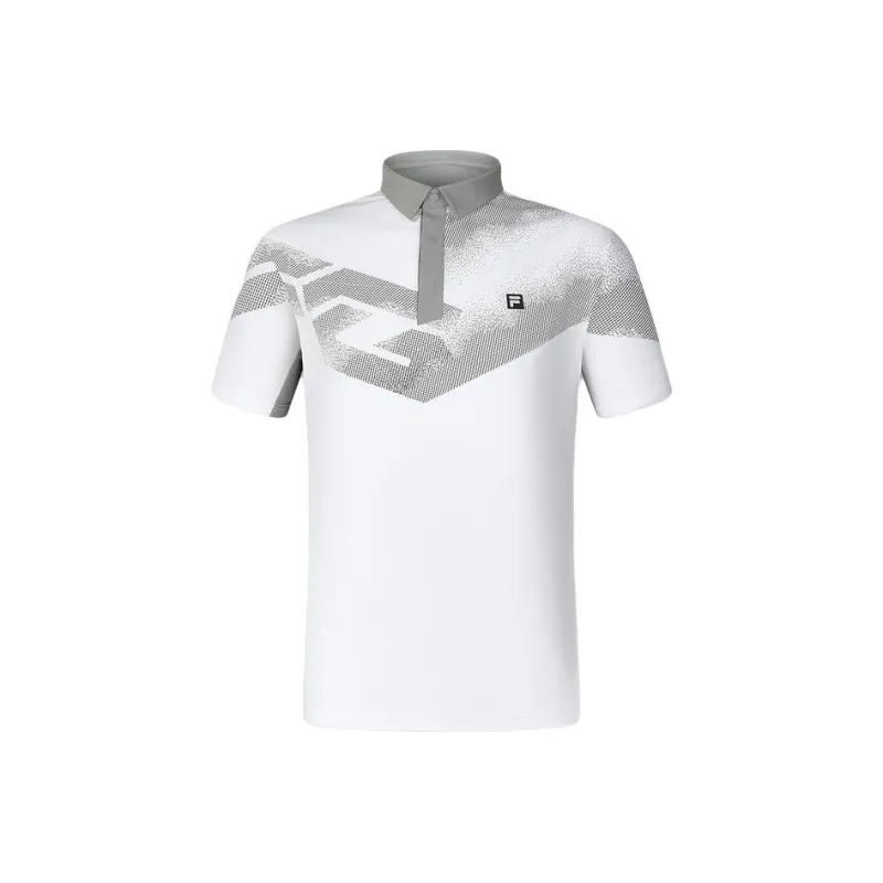 FILA Golf Series Polo Shirt Men's Jade White-0