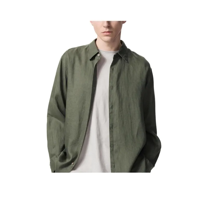 UNIQLO Shirts Unisex Dark Olive-0