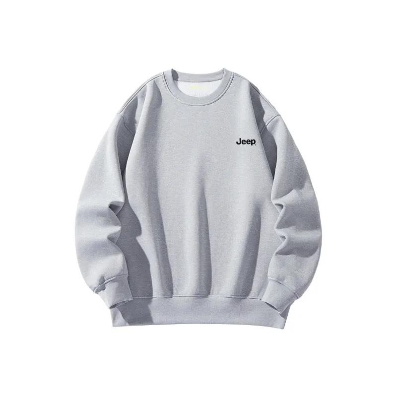 Jeep Sweatshirt Fall Winter Fleece Lined Unisex-5
