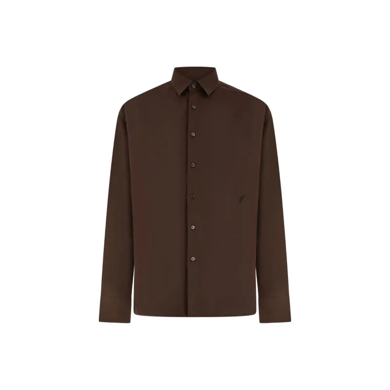Ferragamo Cotton Long Sleeved Shirt-0