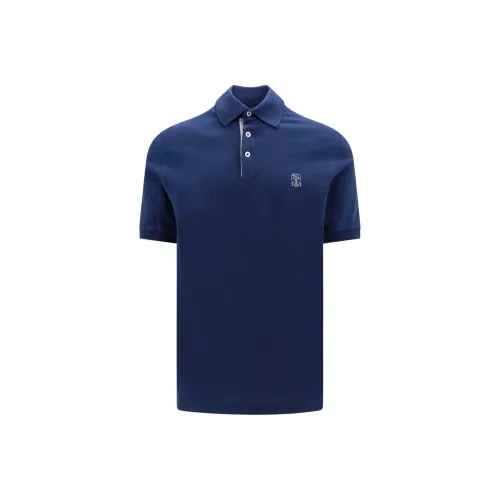 Brunello Cucinelli Round Neck Short Sleeved T Shirt