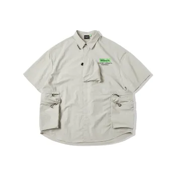 EPTISON Shirts Unisex Gray Green