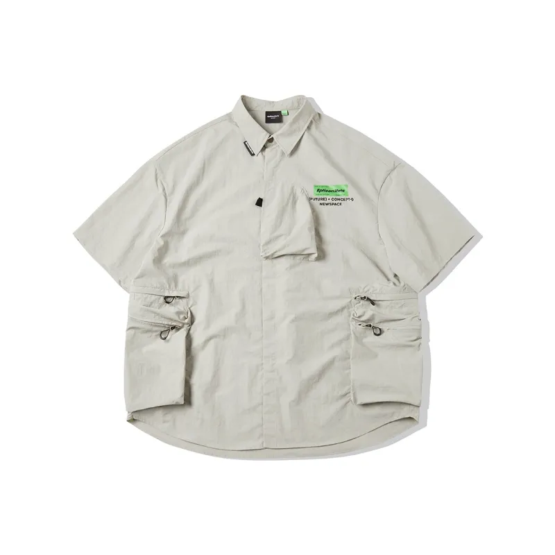 EPTISON Shirts Unisex Gray Green-0