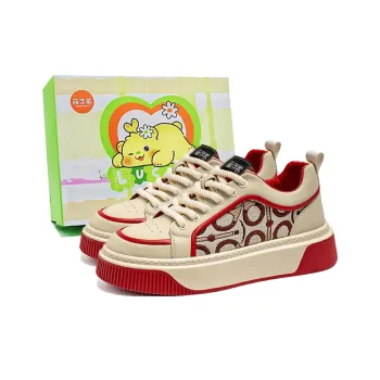 Budding Bear Anti Slip Wear Resistant Breathable Height Increasing Low Top Skateboard Shoes Men's Box