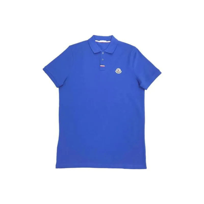 Moncler Polo Shirts Men Blue-0