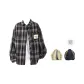 Navy Blue Plaid (Comes with Random Jacket)