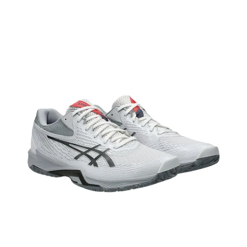 Asics V SWIFT FF 4 Cushioning Slip Resistant Support Low Top Training Shoes Men's White Gray-3