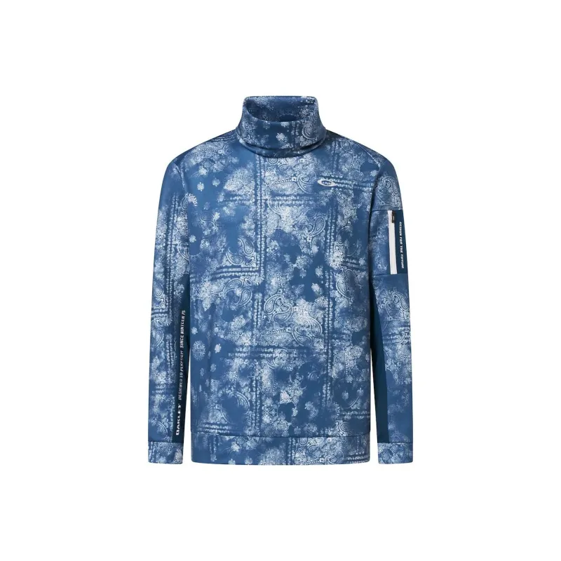 Oakley Paisley Hi-Neck LS Shirt Shirt Men's All Over Print-0