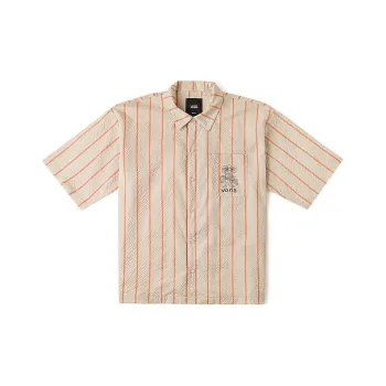 Vans Shirt Unisex Orange Stripes