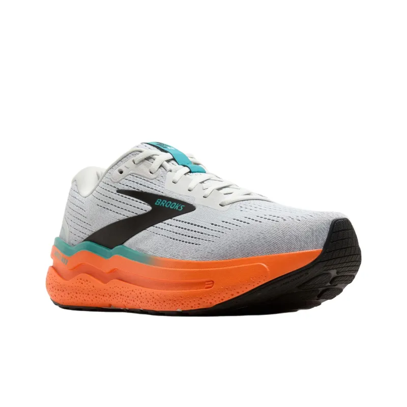 Brooks Ghost Max 2 Anti Slip Wear Resistant Low Top Casual Running Shoes Men's Gray-3