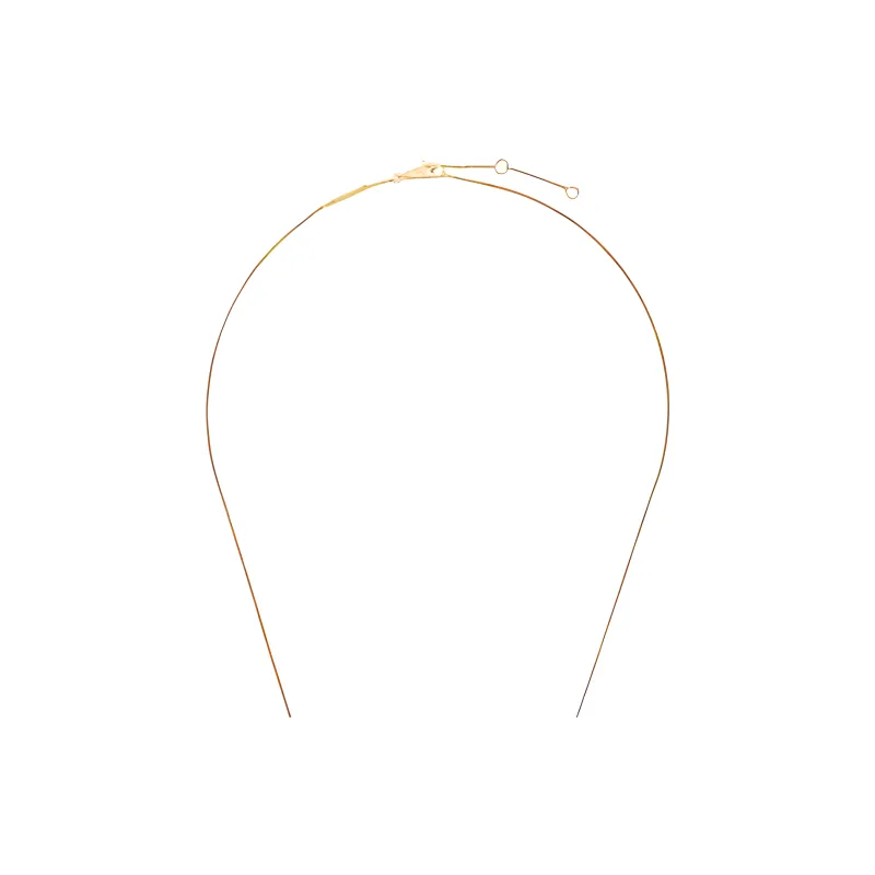 CELINE Triomphe Frame Sparkle Necklace-2