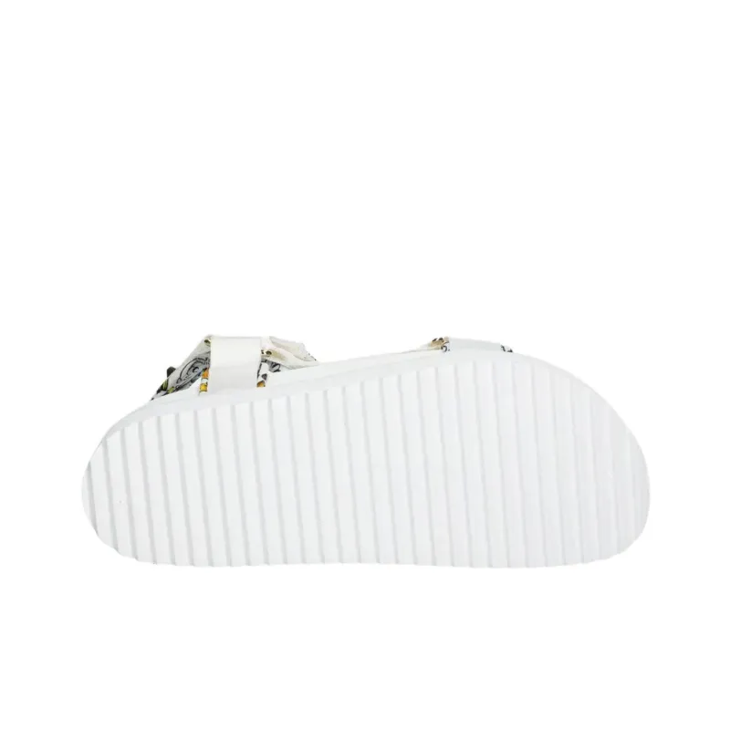 VERSACE JEANS COUTURE One Strap Sandals 4.5cm Women's White-5