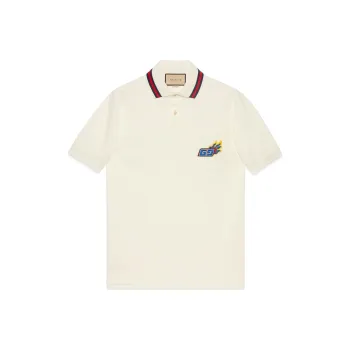 GUCCI Chinese New Year SS24 Polo Shirt Men's White