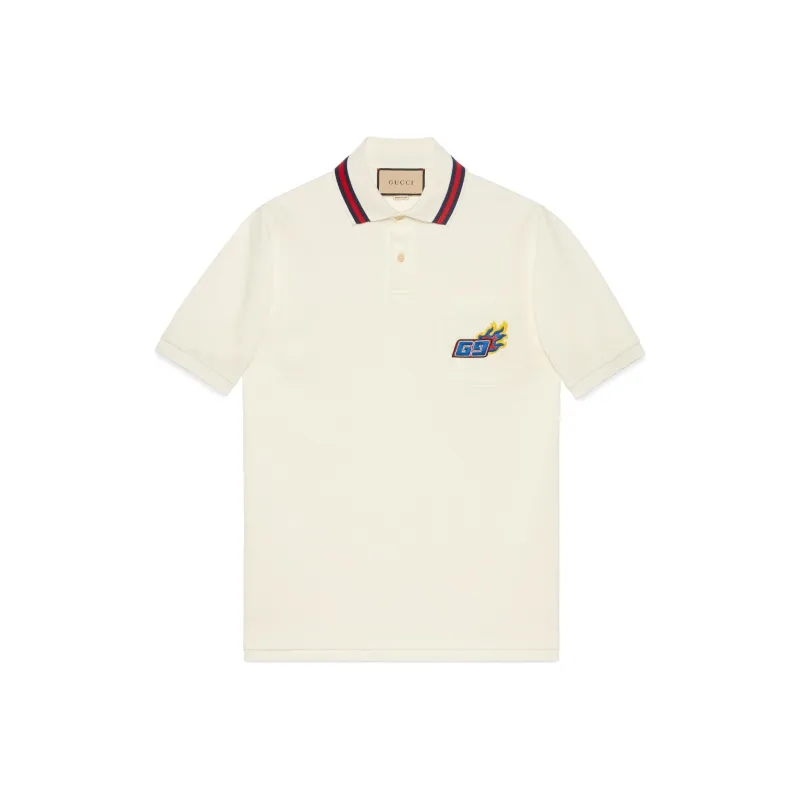 GUCCI Chinese New Year SS24 Polo Shirt Men's White-0
