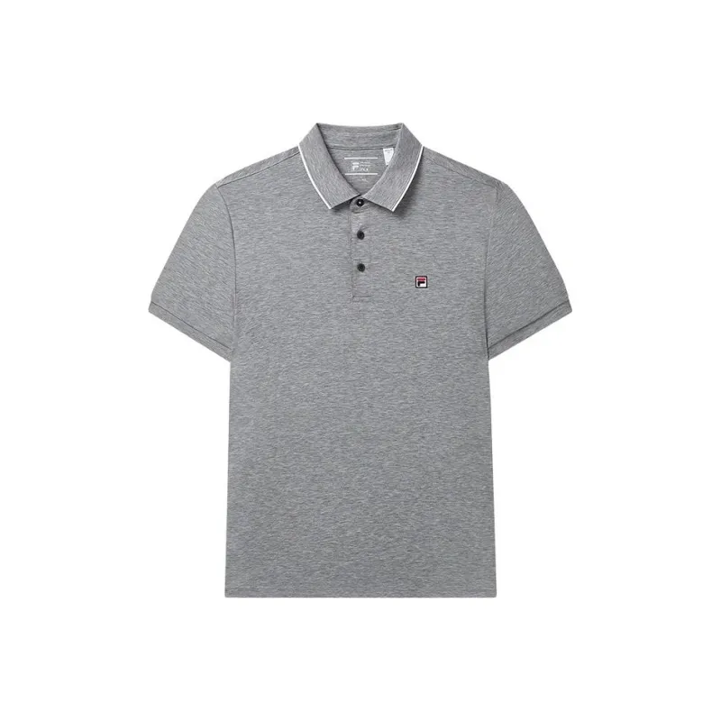 FILA Polo Shirt Men's Light Black Gray-0