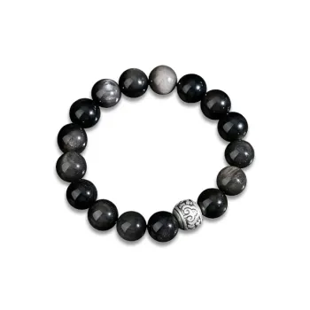 LuluCanaan Obsidian Bracelets Unisex