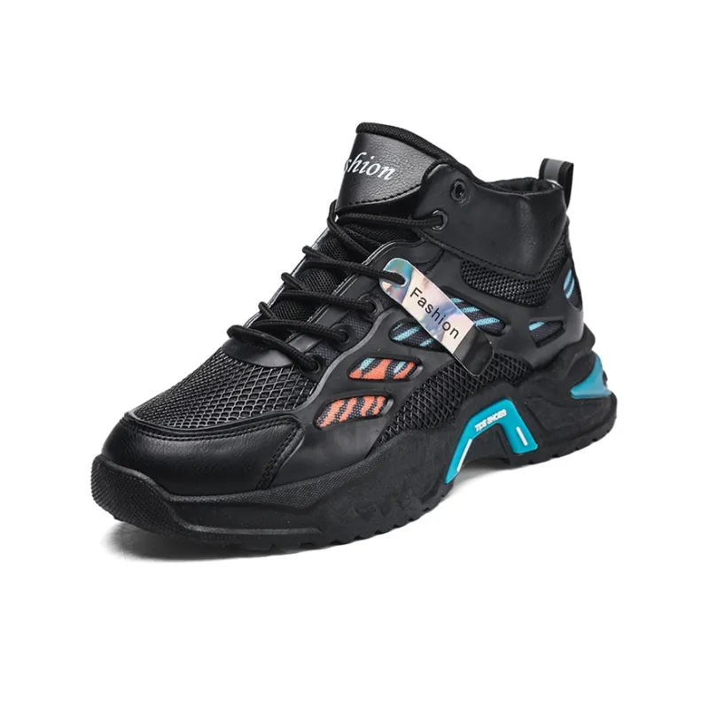 EGCHI High Top Casual Shoes Men's-13