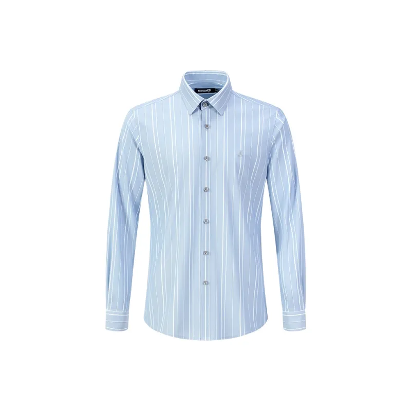 NAVIGARE Shirt Men's Tobacco Gray/White-0
