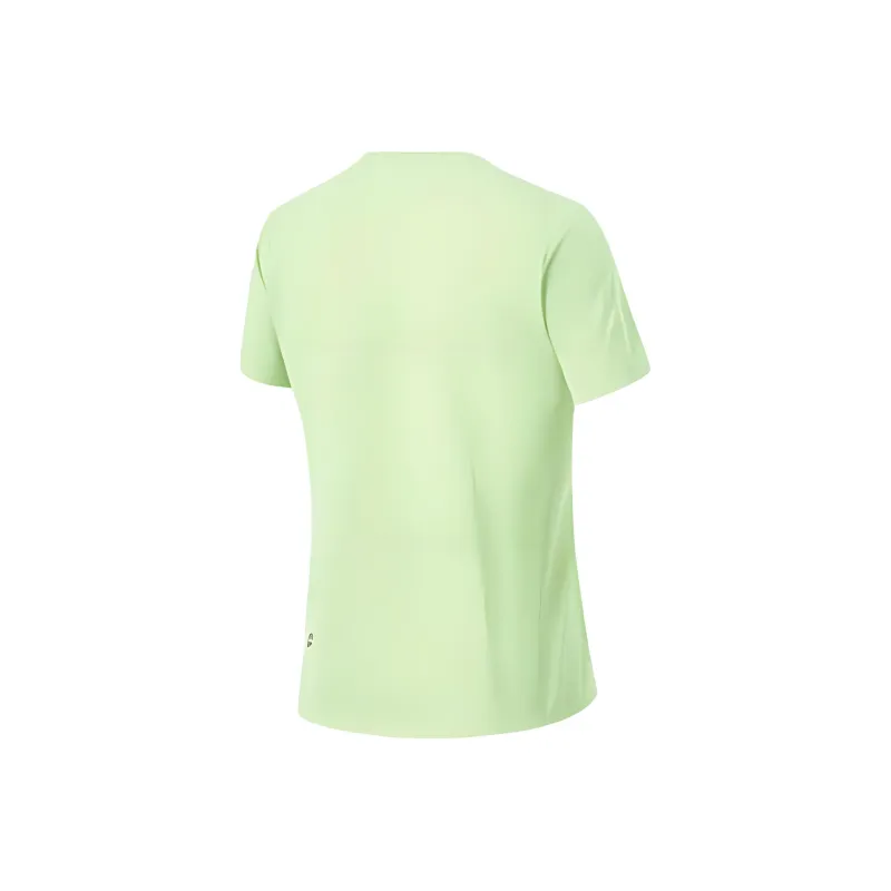 LiNing T Shirt Women's Light Lemon Yellow-1