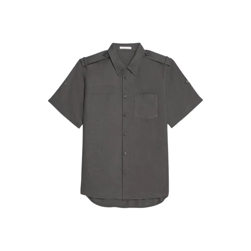 Helmut Lang Epaulette Short sleeve Shirt-0