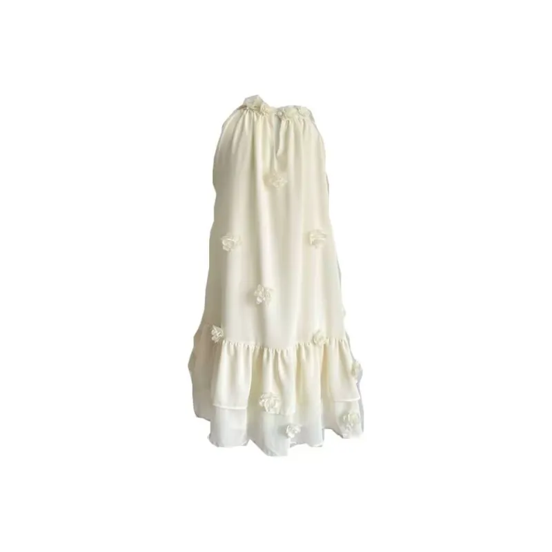 PUREIDOL Sleeveless Dress Women's Ecru-1