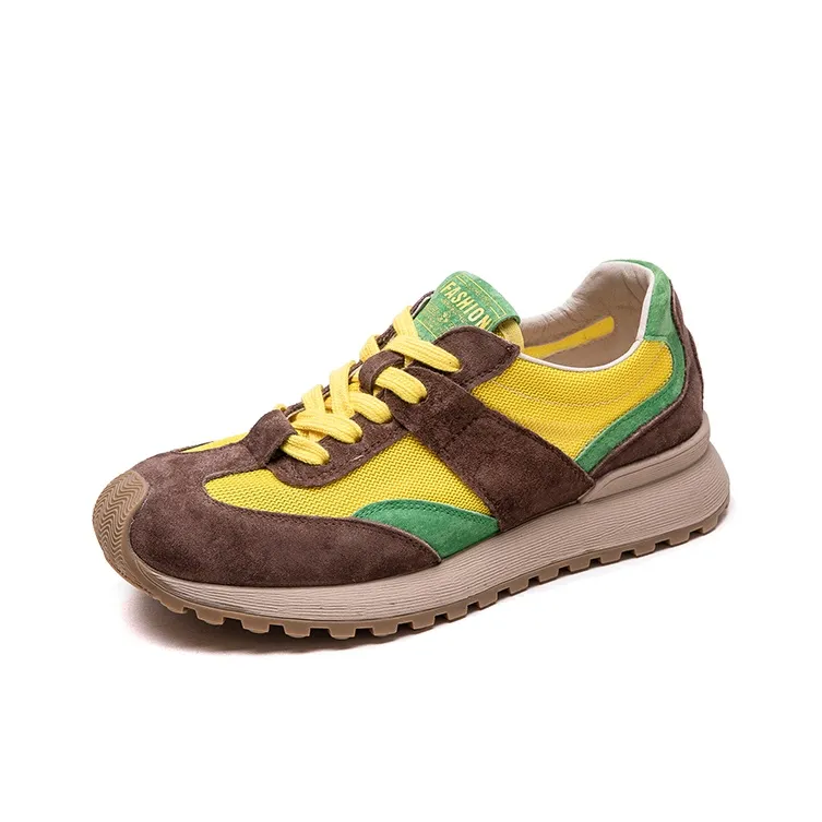 Chibang Height Increasing Lightweight Breathable Low Top Chunky Sneakers Women's-21