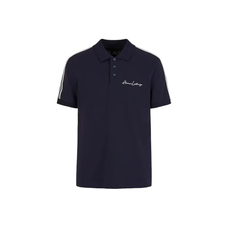 ARMANI EXCHANGE Logo embroidered Polo Shirt-0