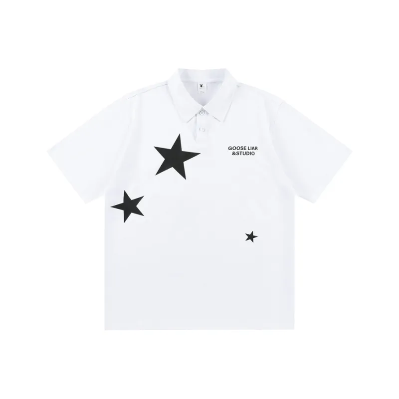 GOOSELIAR Short-Sleeved Polo Shirt T-Shirt Unisex-8