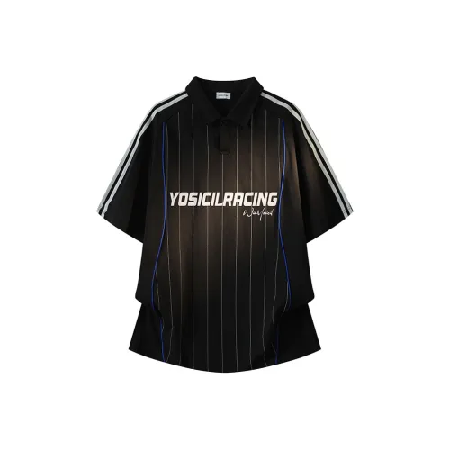 YOSICIL Polo Shirt Unisex Black