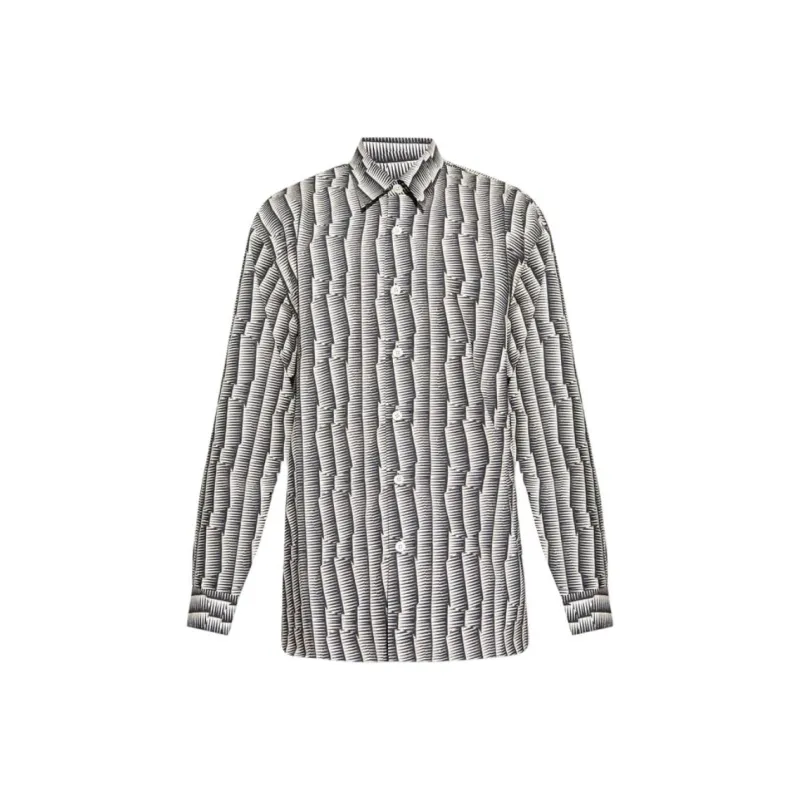 DRIES VAN NOTEN Graphic Printed Buttoned Shirt-0