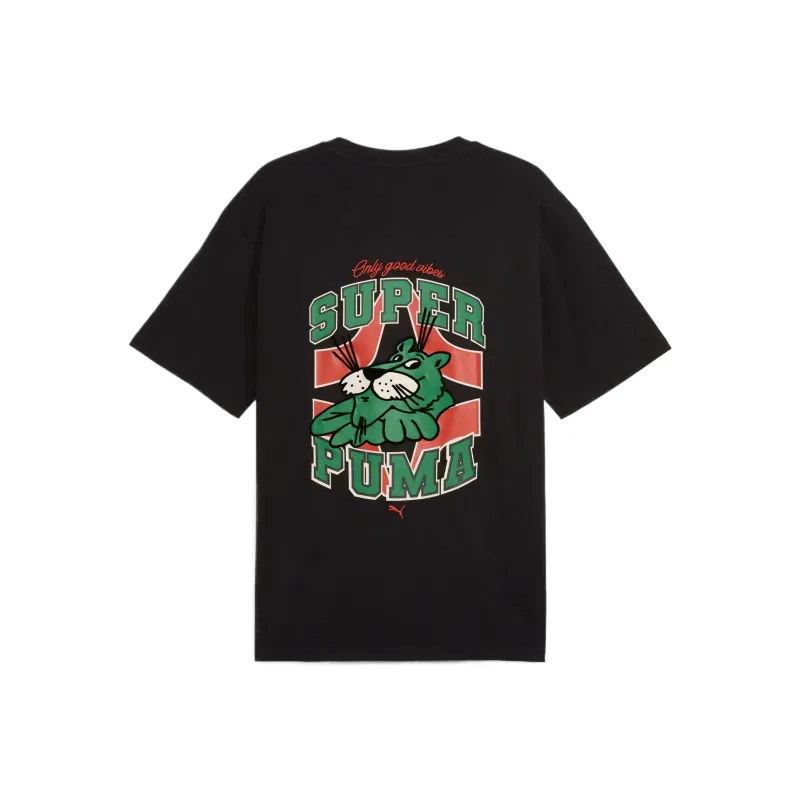PUMA Playera Holgada Graphics Super PUMA Para Hombre-1