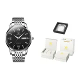 Steel Band Jet Black[Luxury Box Included]