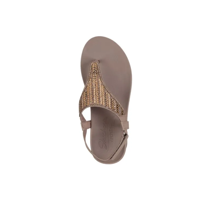 Skechers Slip Resistant Flip Flops Women's Mocha-2