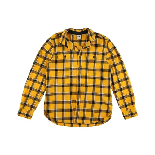 THE NORTH FACE M Arroyo Flannel Shirt Rto Shirt Men's Yellow