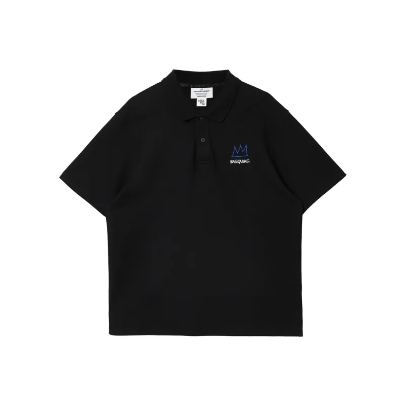 JACK JONES· JACK JONES/Jack Jones X Basquiat Polo Shirt Men's Black-0