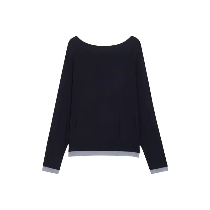 EVPGB Knitwear Women's Black Comes With Rabbit Pendant-1