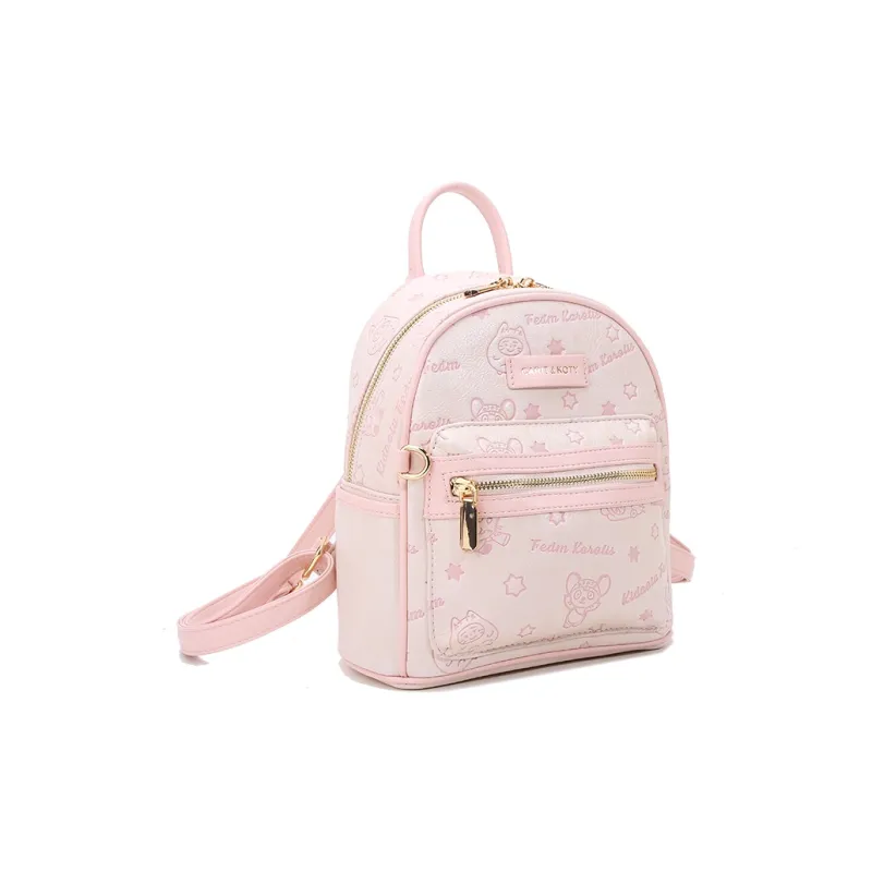Carit&Koty Polyurethane/Synthetic Leather Backpack Regular Women's Multicolor-1