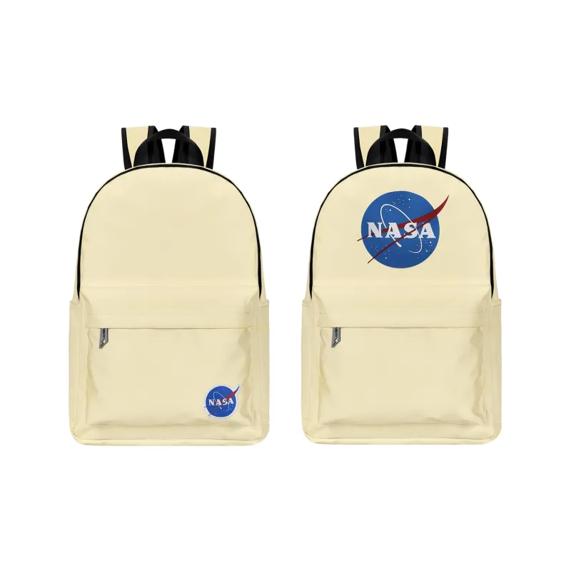 TURN UP X NASA Collaboration Nylon Computer Backpack Regular Unisex Ecru-63