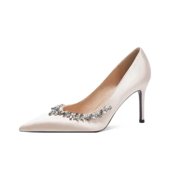 Take The Qin Slim Heel High Heels Women's Black Gift Box Set