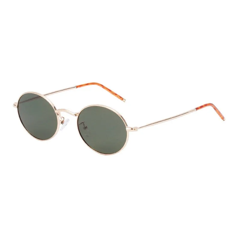 Thunder Pailong Metal Round Sunglasses Unisex-5