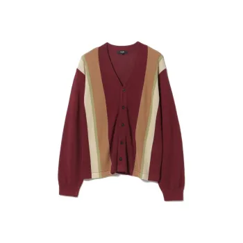 Beams Shirts Men Burgundy