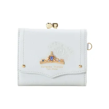 Disney Cow Leather Wallet Women's White