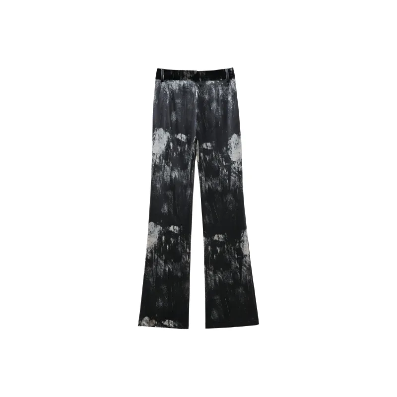0571 Family Casual Pants Women's Black-1