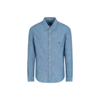 EMPORIO ARMANI Cotton Chambray Shirt