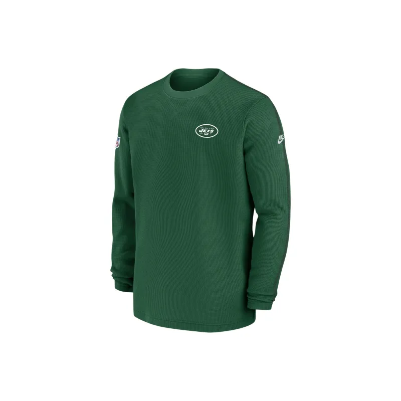 Nike New York Jets Sideline Logo Coach Men's Nike Nfl Long Sleeve Top-0
