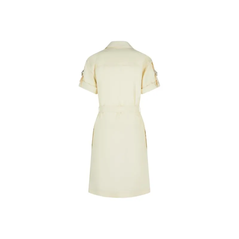 Burberry Short Sleeved Dress Women's White-1