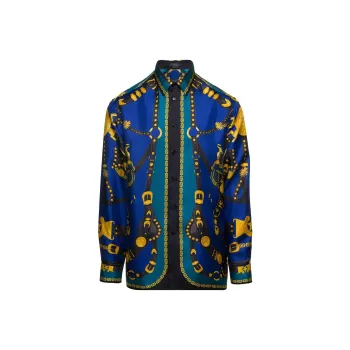 VERSACE Medusa Printed Harness Informal Shirt