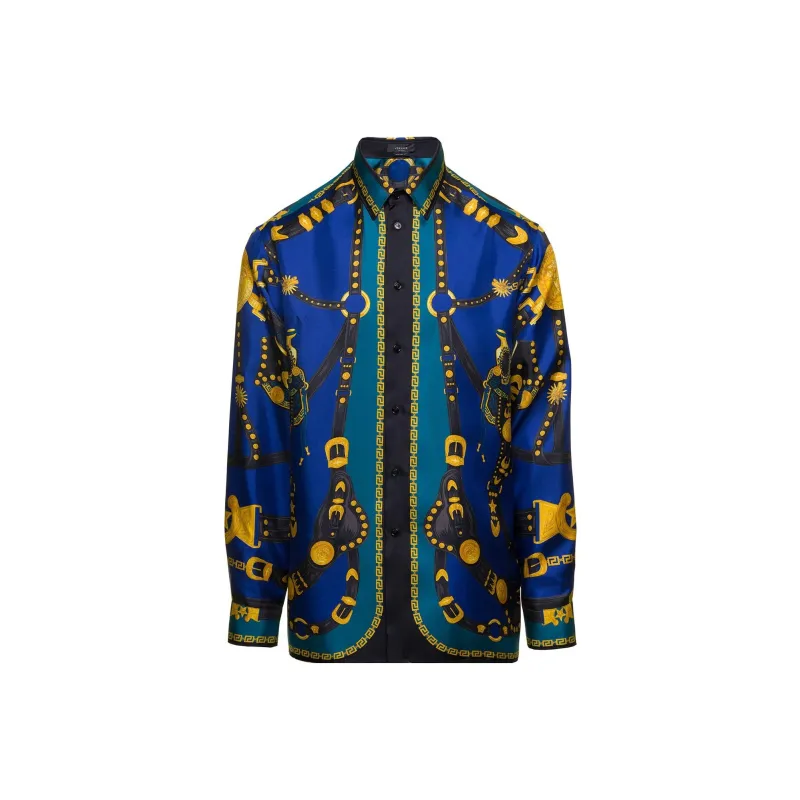 VERSACE Medusa Printed Harness Informal Shirt-0