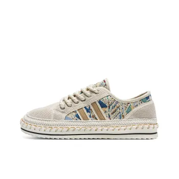 Bull Charm Abrasion Resistant Low Top Canvas Shoes Men's