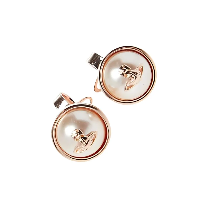 Vivienne Westwood Brass Earrings Women's Rose Gold-1